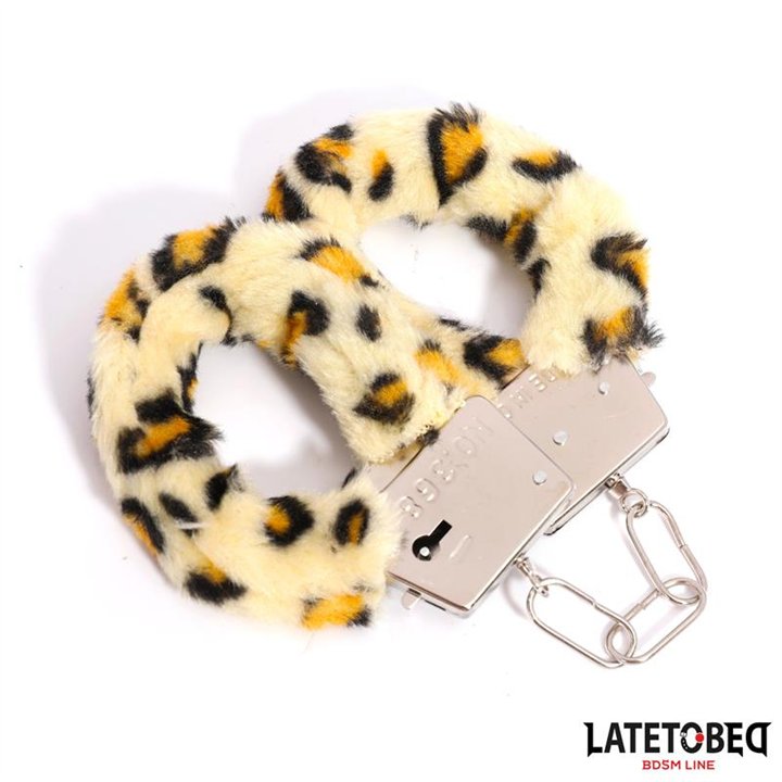 Furry Metal Cuff Animal Print Leopard - 8436615009176 - Teknashop Ltd
