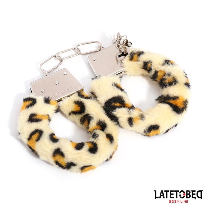 Furry Metal Cuff Animal Print Leopard - 8436615009176 - Teknashop Ltd
