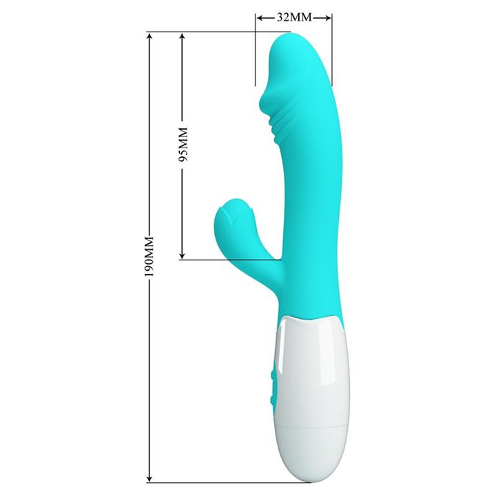 Vibrator Snappy 30 functions Blue - BI-014173-A1 - Teknashop Ltd