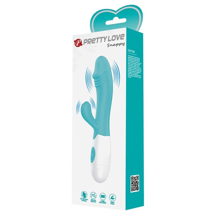 Vibrator Snappy 30 functions Blue - BI-014173-A1 - Teknashop Ltd