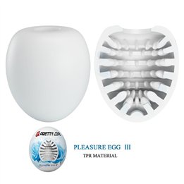Masturbator Egg Pleasure Egg III White - BM-00900T90-2 - Teknashop Ltd
