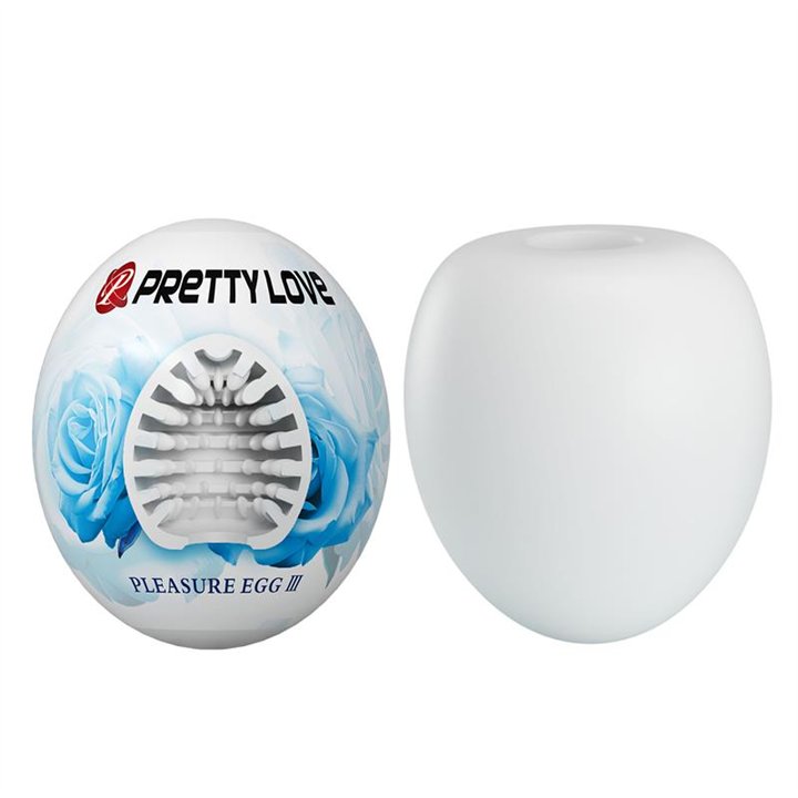 Masturbator Egg Pleasure Egg III White - BM-00900T90-2 - Teknashop Ltd