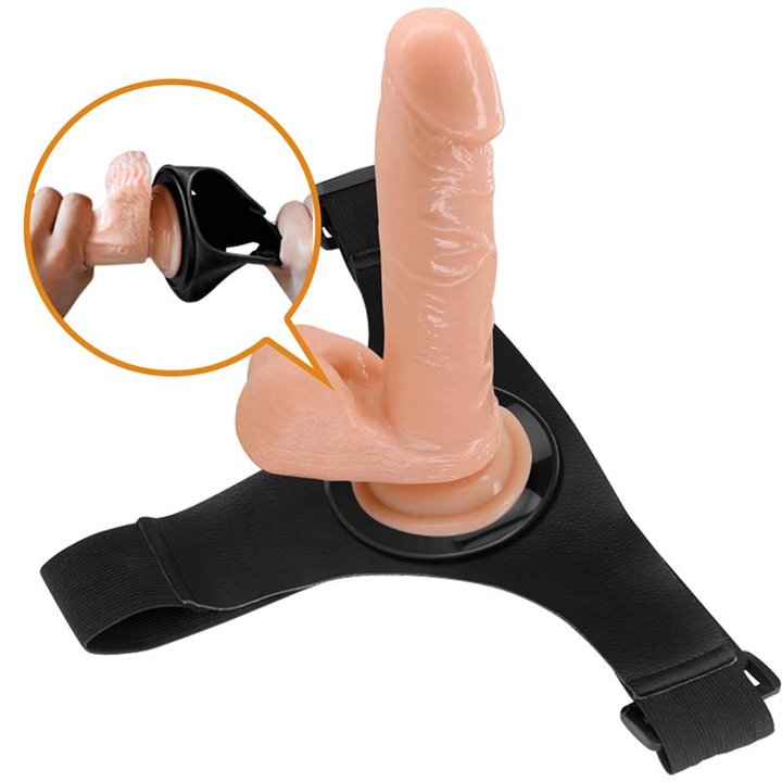 Tom Harness with Dildo 7.4 - BW-022090NR - Teknashop Ltd
