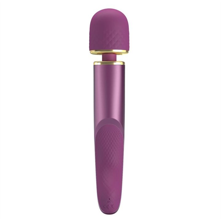 Vibrating Wand Silicona Purple - BI-014848-2 - Teknashop Ltd