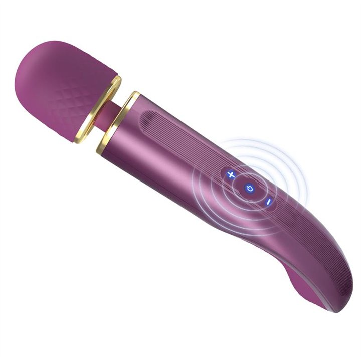 Vibrating Wand Silicona Purple - BI-014848-2 - Teknashop Ltd