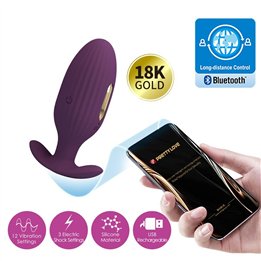 Jefferson Anal Plug with Vibration and Electroshock with App - BI-040083HP-1 - Teknashop Ltd