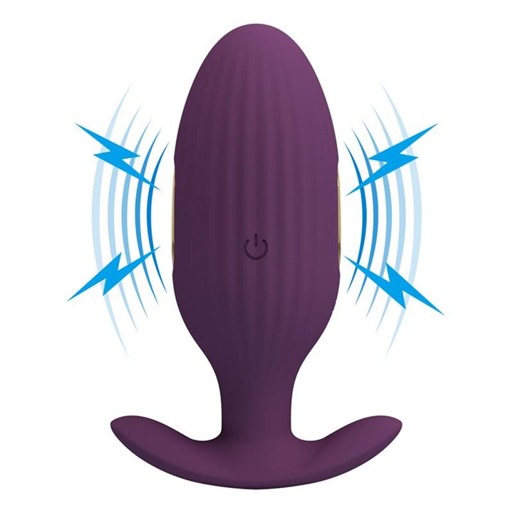 Jefferson Anal Plug with Vibration and Electroshock with App - BI-040083HP-1 - Teknashop Ltd
