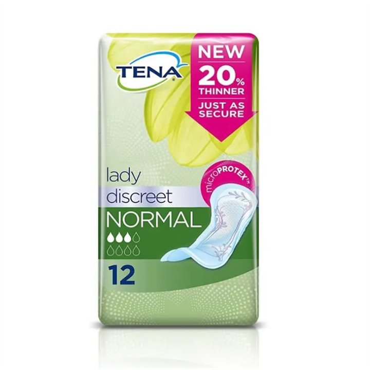 Tena Lady Normal Discreet 12 Units - unisex - Teknashop Ltd