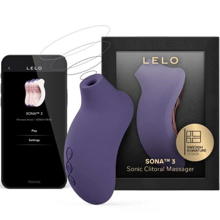 LELO - SONA 3 SONIC CLITORAL MASSAGER CYBER PURPLE - D-245059 - Teknashop Ltd