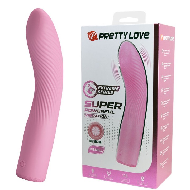 PRETTY LOVE - KISELL G-SPOT PINK VIBRATOR - D-245177 - Teknashop Ltd
