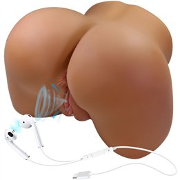 CRAZY BULL - WENDY REALISTIC FEMALE BUTT VIBRATOR AND SUCKER WITH SOUND 11 KG - D-243861 - Teknashop Ltd