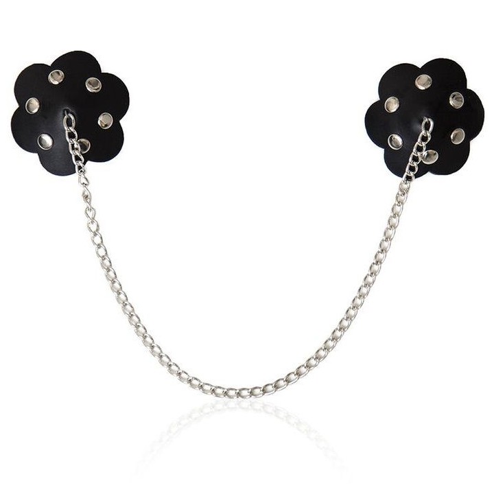 OHMAMA FETISH - PETAL NIPPLE SHIELD WITH CHAIN - D-230011 - Teknashop Ltd