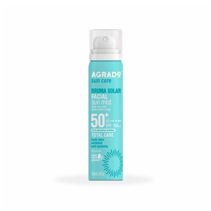 Agrado Facial Sun Mist Spf50 Spray 75ml - unisex - Teknashop Ltd