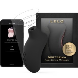 LELO - SONA 3 CRUISE SONIC CLITORAL MASSAGER BLACK - D-245060 - Teknashop Ltd