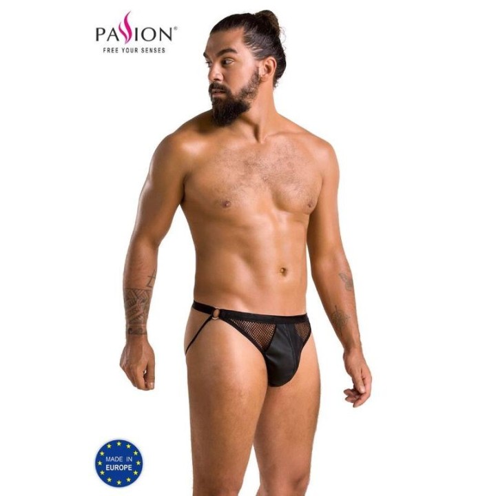 PASSION - 034 SLIP OPEN LUKE BLACK S/M - D-233282 - Teknashop Ltd