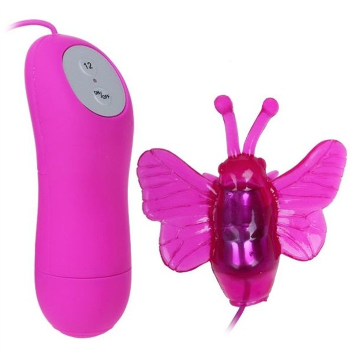 BAILE - CUTE SECRET BUTTERFLY STIMULATOR VIBRATOR 12V - D-196290 - Teknashop Ltd