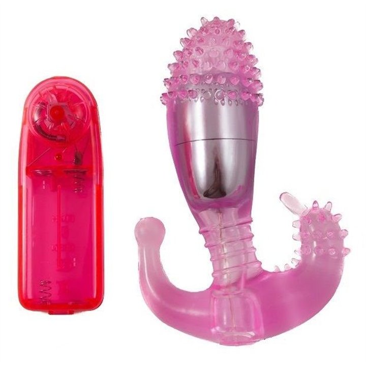 BAILE - VAGINAL AND ANAL STIMULATOR WITH VIBRATION - D66-149109RS - Teknashop Ltd