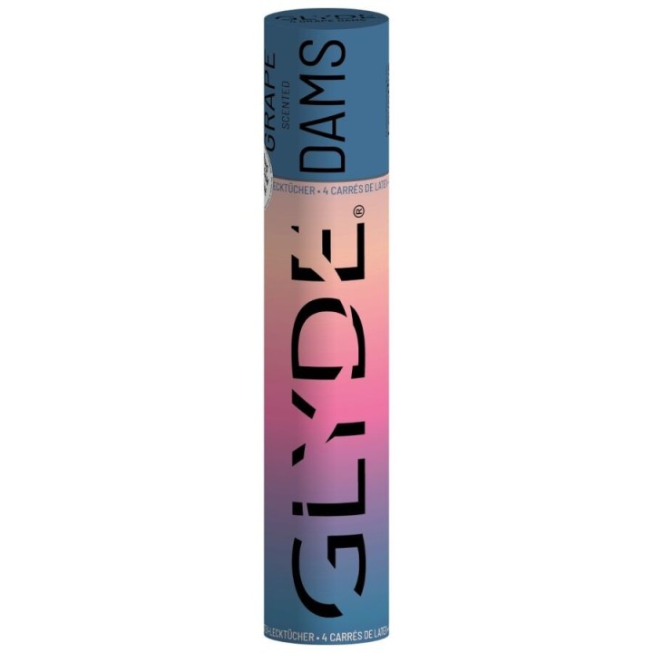 SHEER GLYDE - DAMS LAMINAS LATEX ORAL SEX GRAPES - D-245153 - Teknashop Ltd