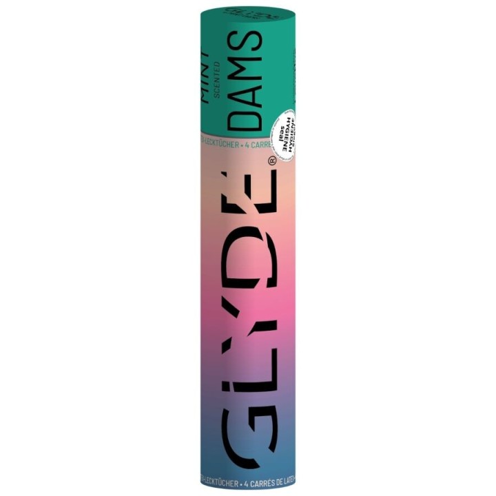 SHEER GLYDE - DAMS LAMINAS LATEX ORAL SEX MINT - D-245154 - Teknashop Ltd