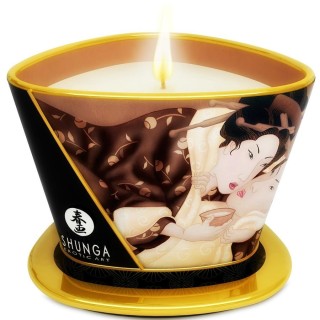 SHUNGA - MINI CARESS BY CANDELIGHT CHOCOLATE MASSAGE CANDLE 170 ML - D-202770 - Teknashop Ltd
