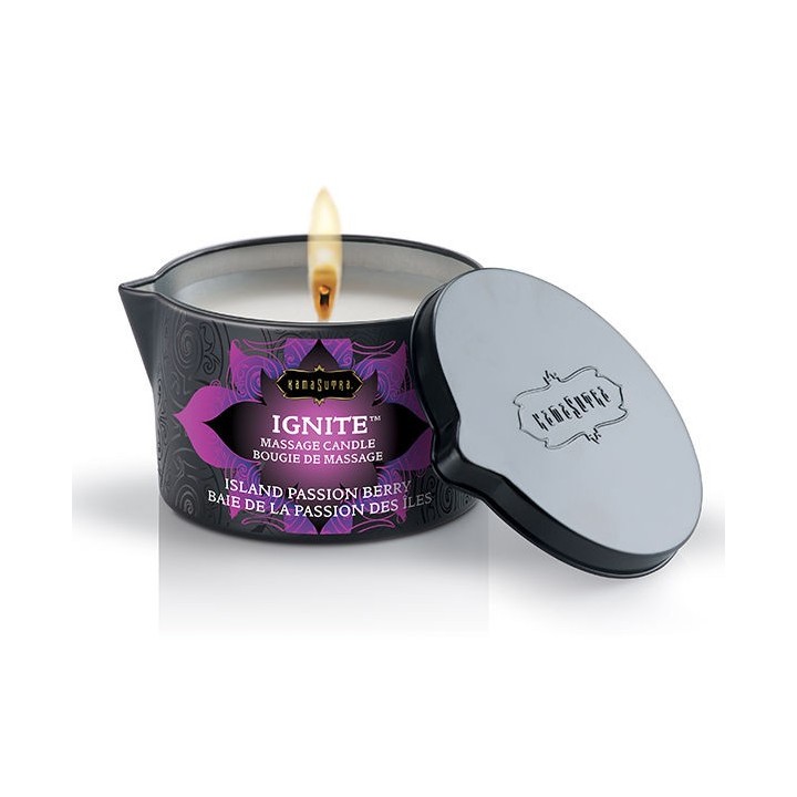 KAMASUTRA - MASSAGE CANDLE PASSION ISLAND 170GR - D-210620 - Teknashop Ltd