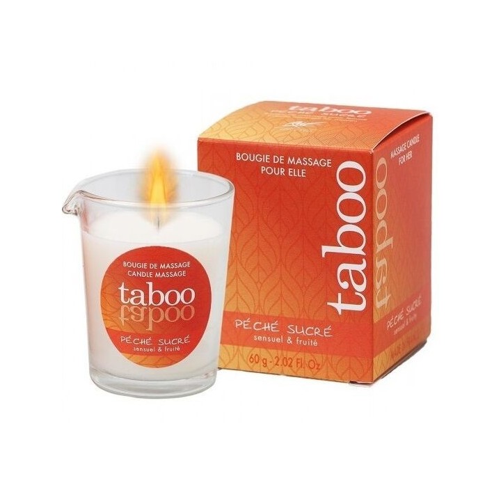 RUF - TABOO MASSAGE CANDLE FOR HER PECHE SUCRE NECTARINE SCENT - D-223847 - Teknashop Ltd