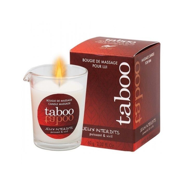 RUF - TABOO MASSAGE CANDLE FOR HIM JEUX INTERDITS WILD LICHEN SCENT - D-223848 - Teknashop Ltd