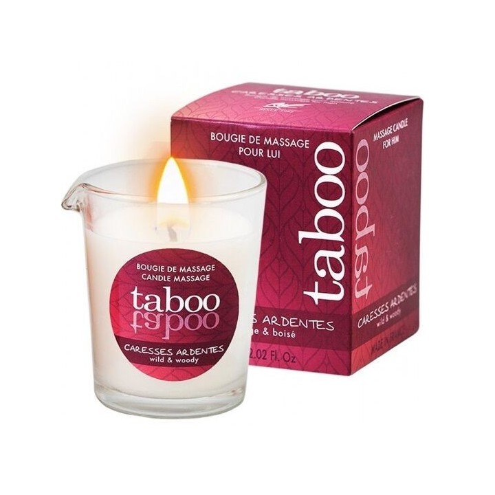RUF - TABOO MASSAGE CANDLE FOR HIM CARESSES ARDENTES FERN SCENT - D-223849 - Teknashop Ltd