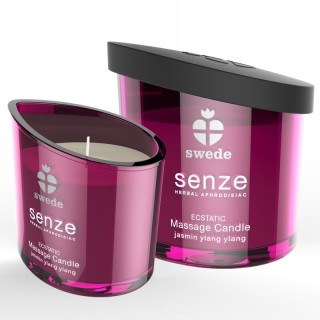 SWEDE - SENZE ECSTATIC MASSAGE CANDLE - JASMINE, YLANG YLANG - D-231803 - Teknashop Ltd