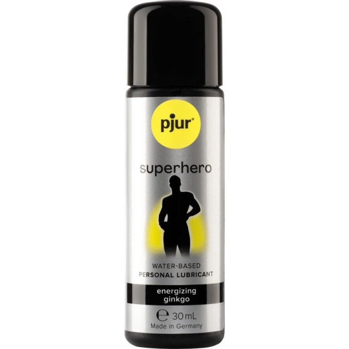 PJUR - SUPERHERO ENERGIZING LUBRICANT GINKGO 30 ML - D-201658 - Teknashop Ltd
