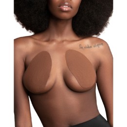 BYE-BRA - BREASTS ENHANCER + 3 PAIRS OF SATIN BROWN CUP F/H - D-227841 - Teknashop Ltd
