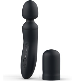 B SWISH - BTHRILLED VIBRATOR WAND PREMIUM BLACK - D-233259 - Teknashop Ltd