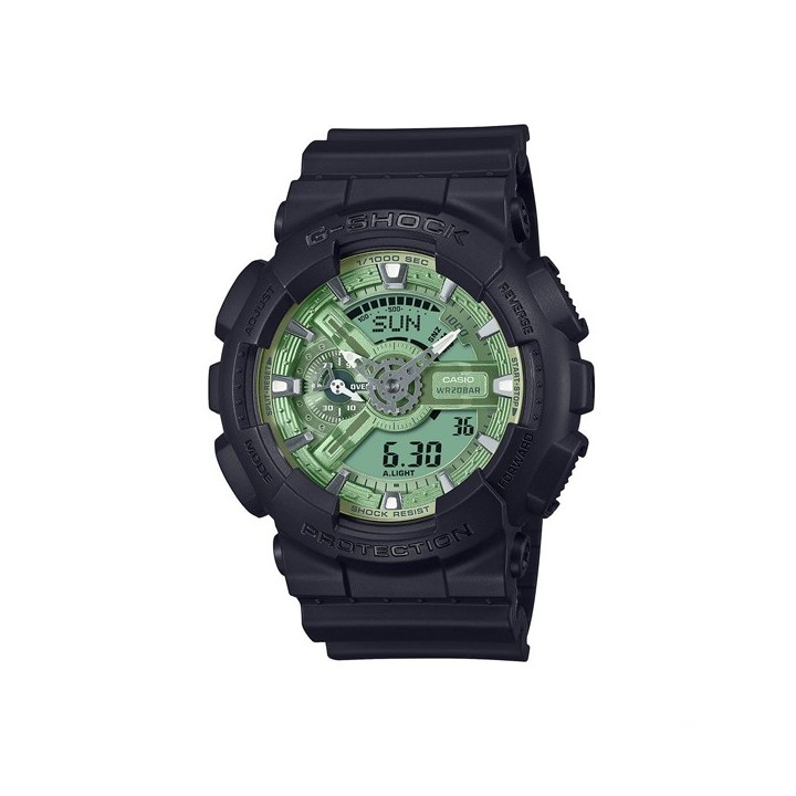 CASIO G-SHOCK Mod. GS-BASIC - TONE ON TONE DIAL - GREEN SAGE *** SPECIAL PRICE *** - WW.GA-110CD-1A3ER - Teknashop Ltd
