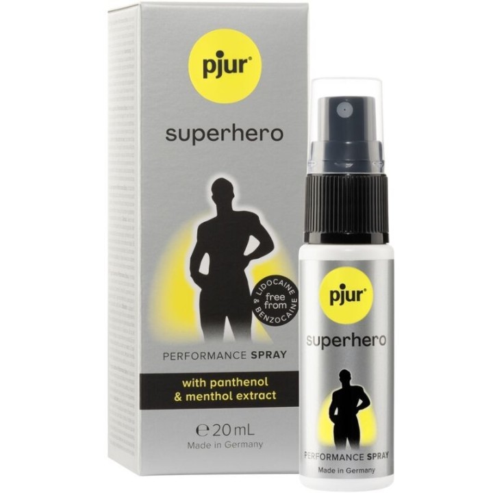 PJUR - SUPERHERO PERFORMANCE RETARDANT SPRAY 20 ML - D-230687 - Teknashop Ltd