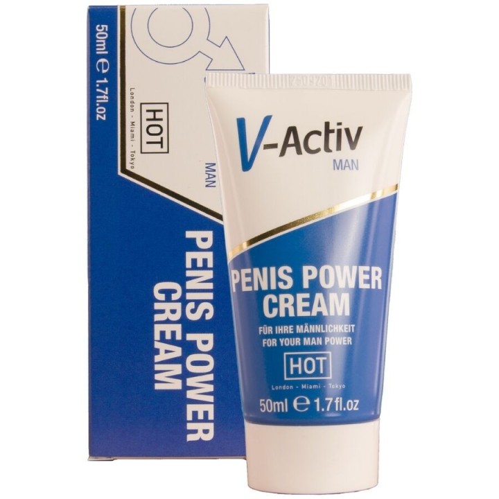 HOT - V-ACTIV PENIS POWER CREAM FOR MEN 50 ML - D-245313 - Teknashop Ltd