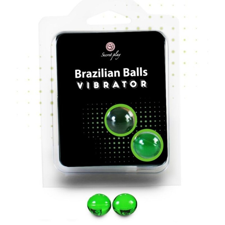 SECRETPLAY - 2 SHOCK BRAZILIAN BALLS SET - D-218657 - Teknashop Ltd