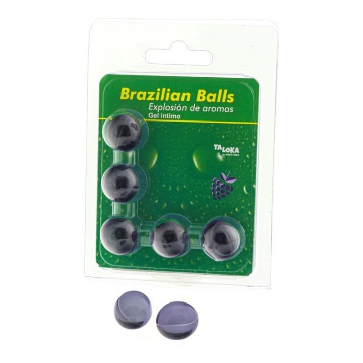 TALOKA - 5 BRAZILIAN BALLS BERRIES INTIMATE GEL - D-232621 - Teknashop Ltd
