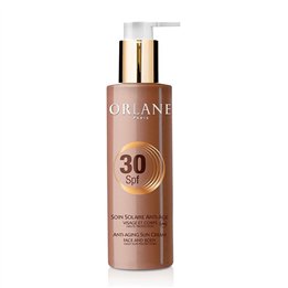 Orlane, Sun Anti-Aging, Anti-Ageing, Sunscreen Cream, For Face & Body, SPF 30, 200 ml - Teknashop Ltd