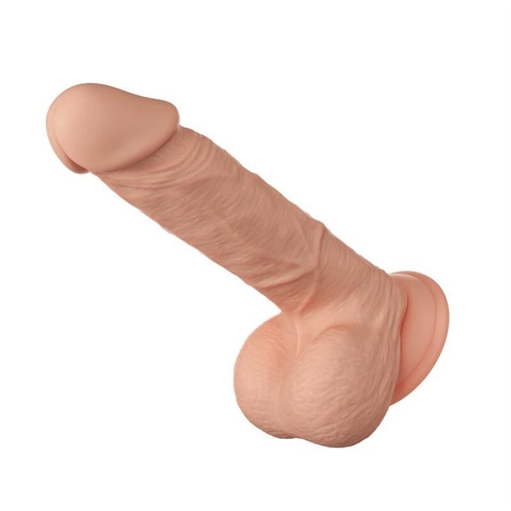 BAILE - BEAUTIFUL ENCOUNTER BAHAMUT FLEXIBLE REALISTIC DILDO 21.8 CM NATURAL - D-233021 - Teknashop Ltd