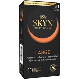 SKYN - LARGE EXTRA ADJUSTMENT CONDOMS 10 UNITS - D-243342 - Teknashop Ltd