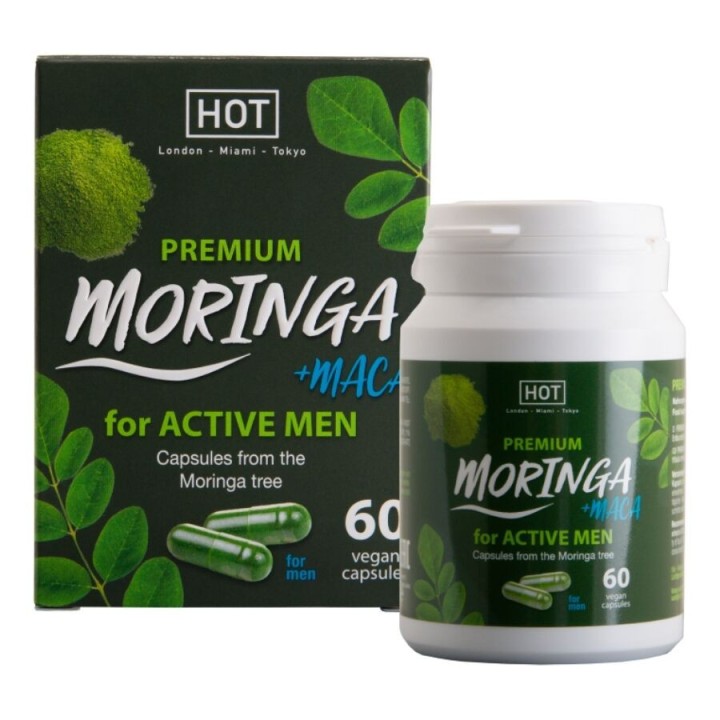 HOT - MORINGA MEN CAPS MAN 60 UNITS - D-245466 - Teknashop Ltd