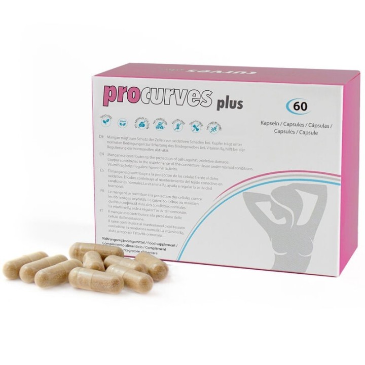 500 COSMETICS - PROCURVES PLUS NATURAL BREAST ENHANCEMENT CAPSULES - D-211115 - Teknashop Ltd