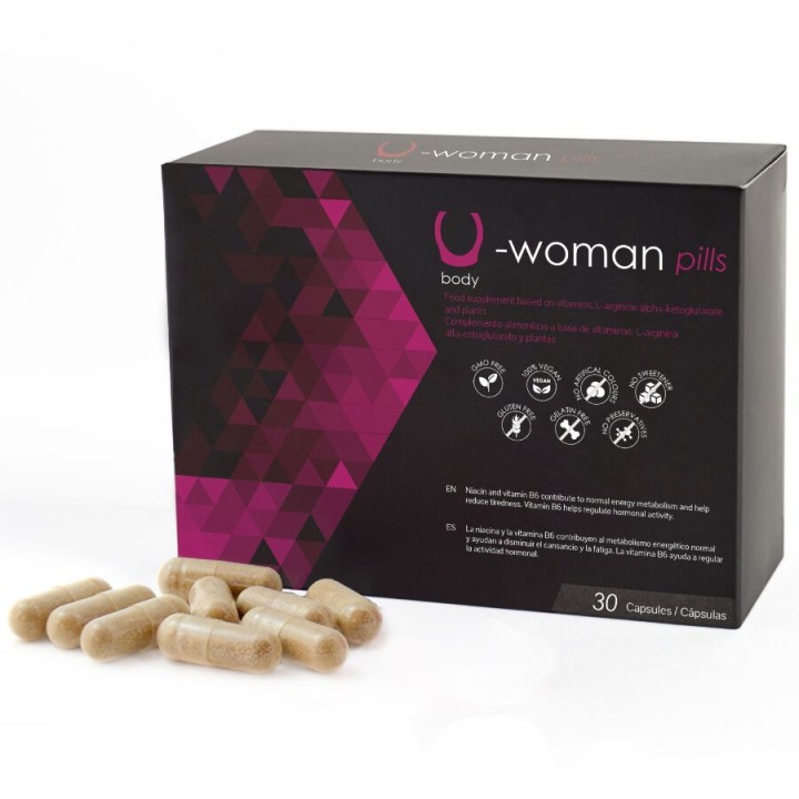 500 COSMETICS - U-WOMAN INCREASE FEMALE LIBIDO - 30 CAPSULES - D-241576 - Teknashop Ltd
