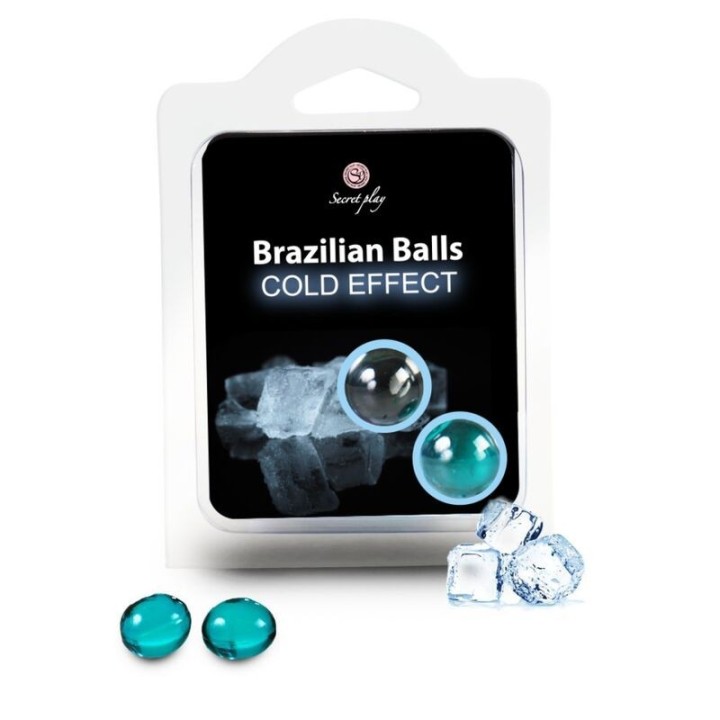 SECRETPLAY - BRAZILIAN BALLS COLD EFFECT 2 UNITS - D-212716 - Teknashop Ltd