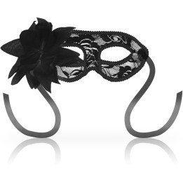 OHMAMA - MASKS BLACK LACE AND FLOWER MASKS - D-230040 - Teknashop Ltd