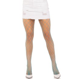 LEG AVENUE - DIAMOND FISHNNET PANTYHOSE BLUE - D-238625 - Teknashop Ltd