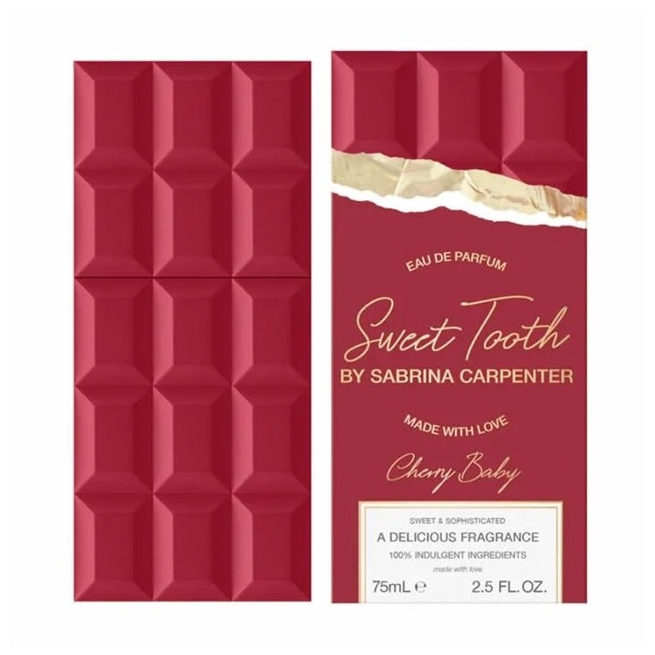 Sabrina Carpenter Sweet Tooth Cherry Baby Eau De Parfum Spray 75ml - unisex - Teknashop Ltd
