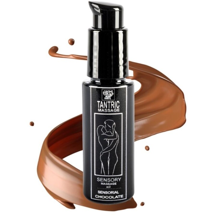 EROS-ART - NATURAL TANTRIC MASSAGE OIL AND CHOCOLATE APHRODISIAC 30 ML - D-209287 - Teknashop Ltd