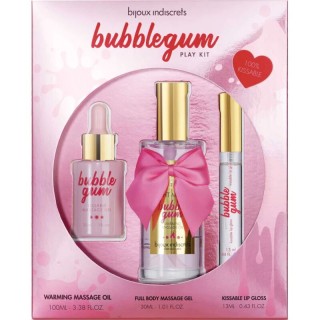 BIJOUX INDISCRETS - BUBBLEGUM PLAY KIT WITH OIL GEL &amp LIP GLOSS - D-236777 - Teknashop Ltd