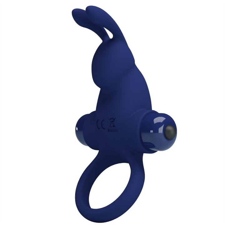 PRETTY LOVE - JIRO RABBIT RING WITH VIBRATION BLUE - D-239929 - Teknashop Ltd